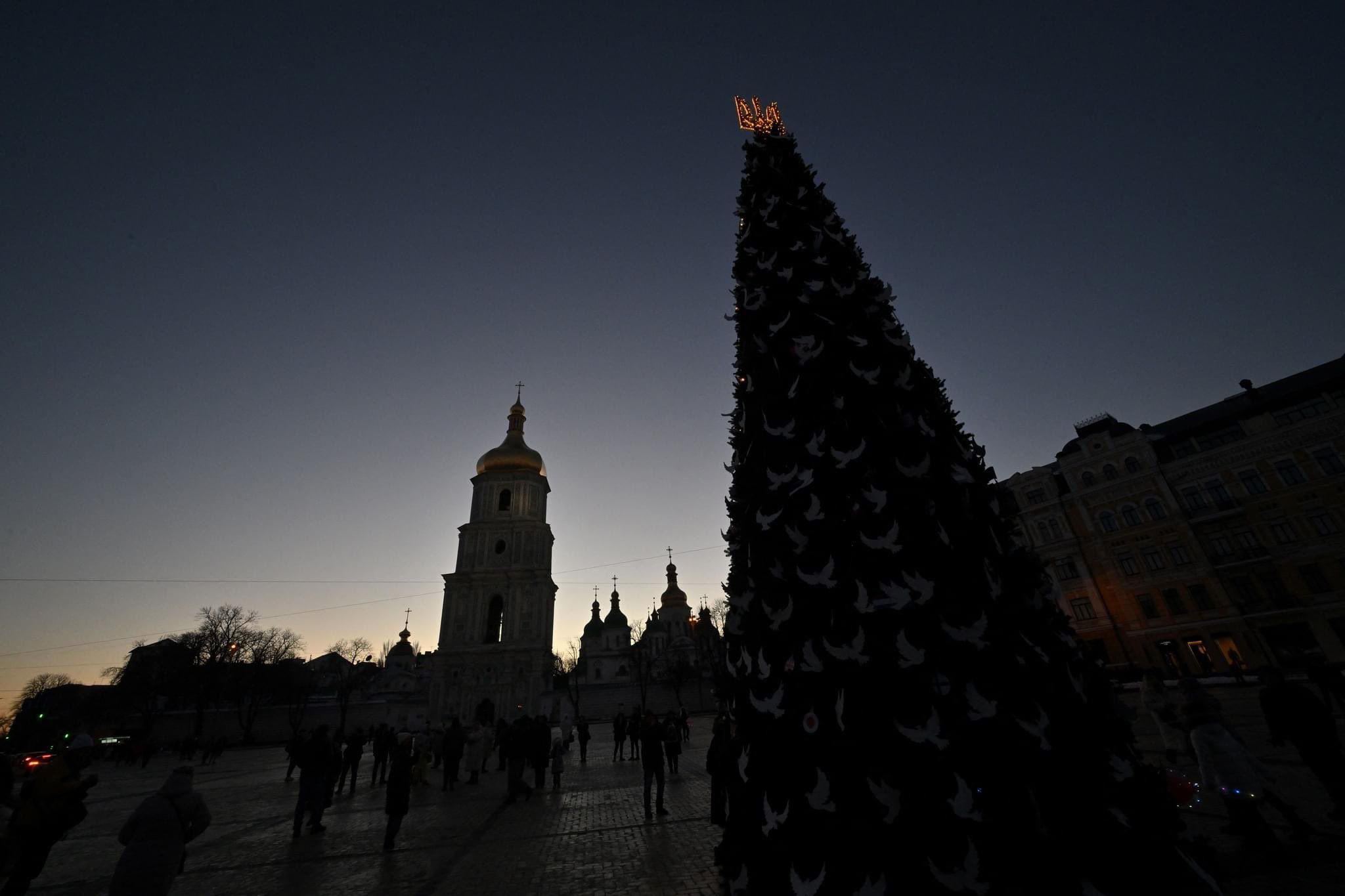Las principales ciudades del mundo apagaron sus luces en apoyo a Ucrania (Twitter: @U24_gov_ua)
