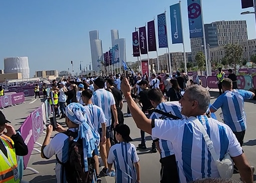 Ingreso hinchas argentina Qatar