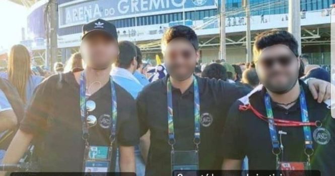 Ramiro Cabrera, Federico Cabrera y Agustín Cabrera, acusados de haber violado en manada a una joven en Punta del Este (Feminismo Uruguay) blureados