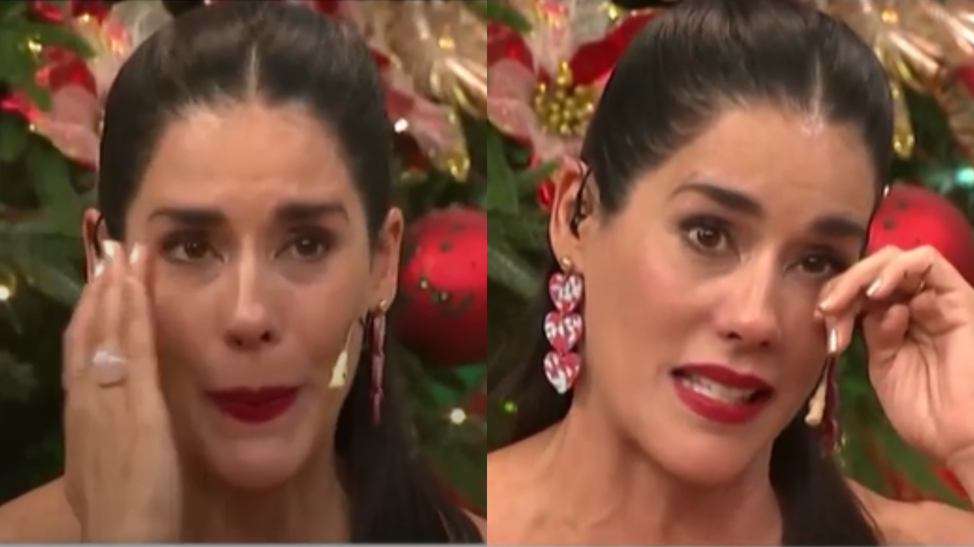 Gianella Neyra lloró en medio de su despedida. (Captura)