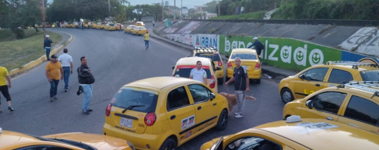 Paro de taxistas en Cúcuta, ¿cuáles son las exigencias del gremio?