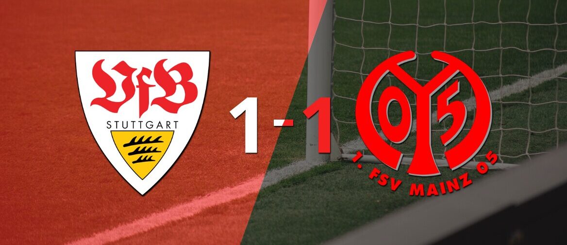 Stuttgart no pudo en casa ante Mainz y empataron 1-1