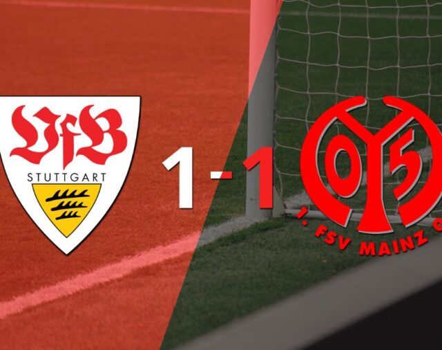 Stuttgart no pudo en casa ante Mainz y empataron 1-1