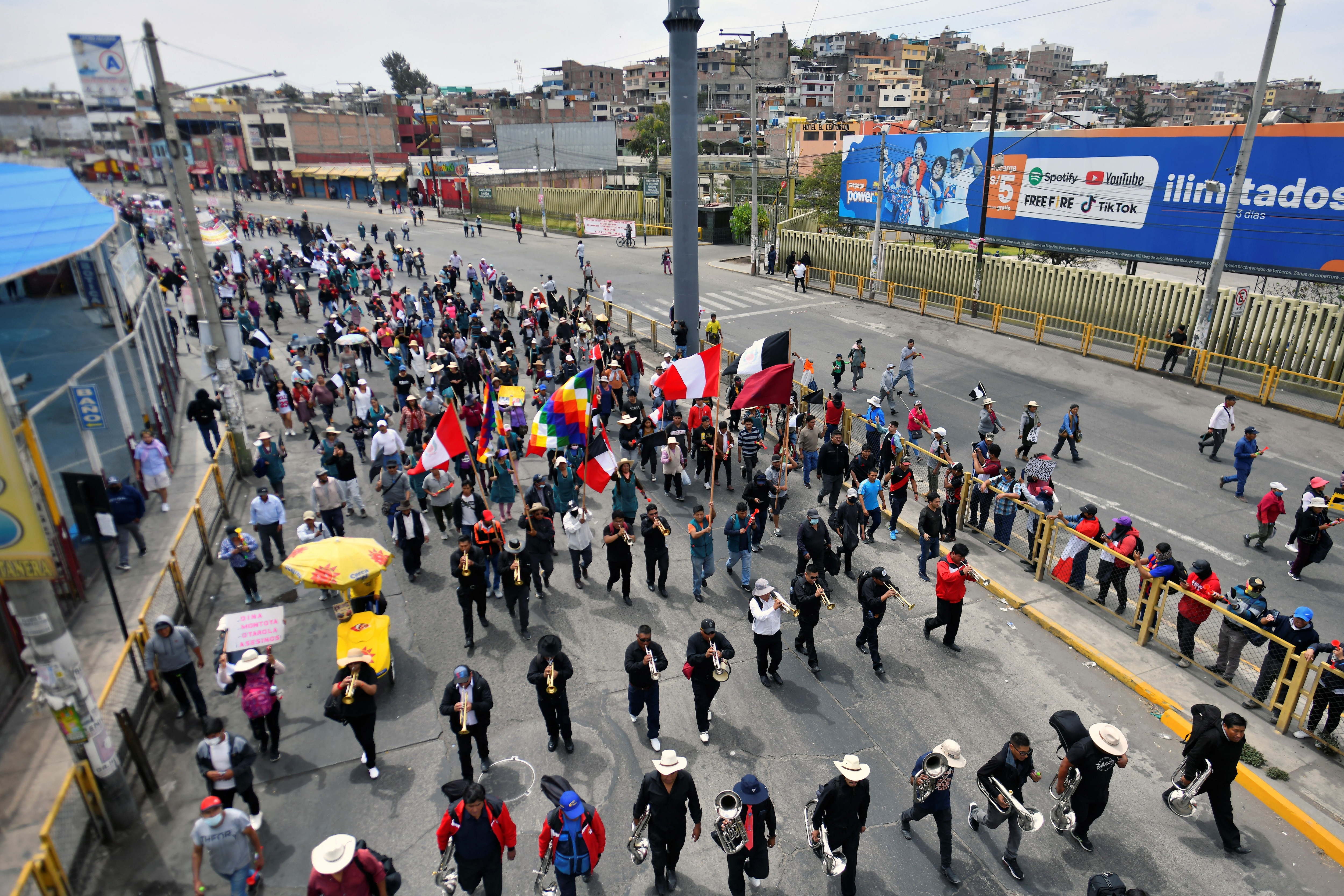 Protestas en Perú