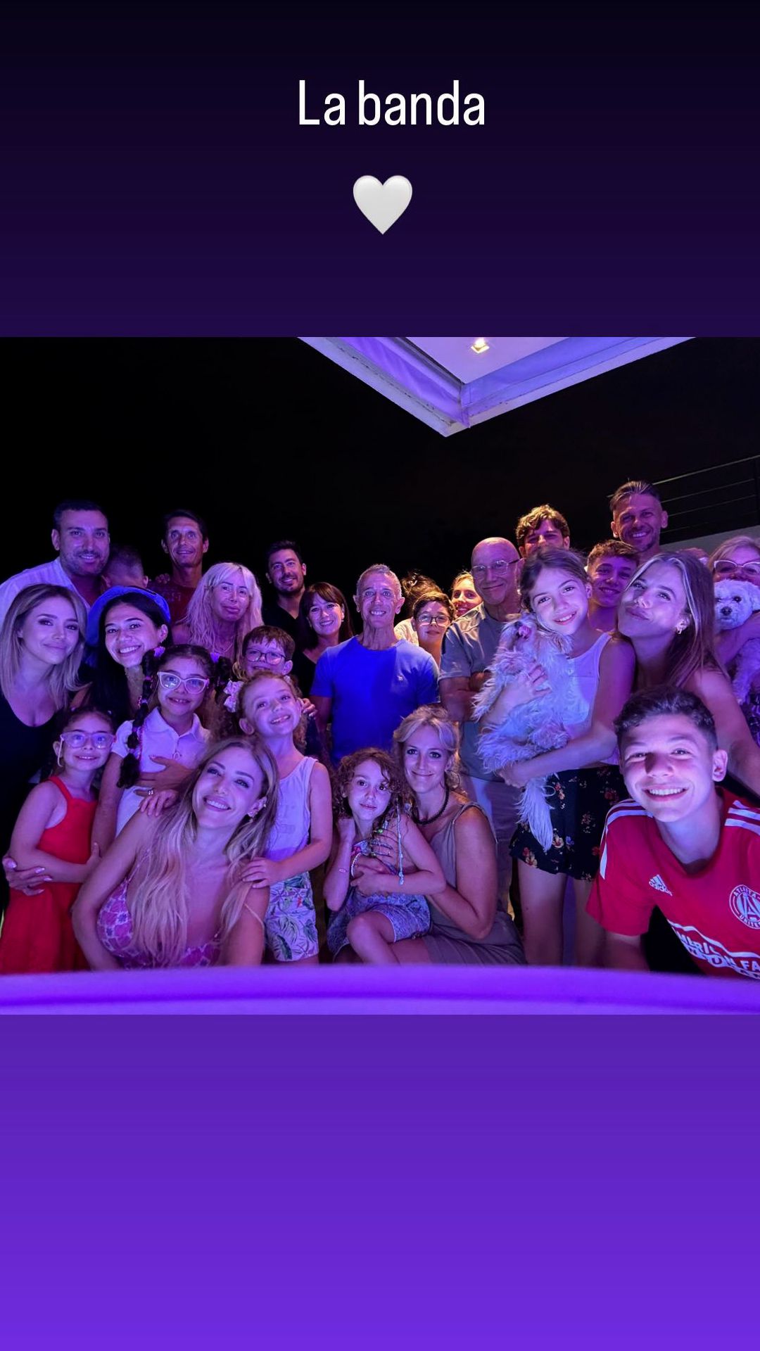 Evangelina Anderson celebró el primer cumpleaños de su hija Ema en Argentina