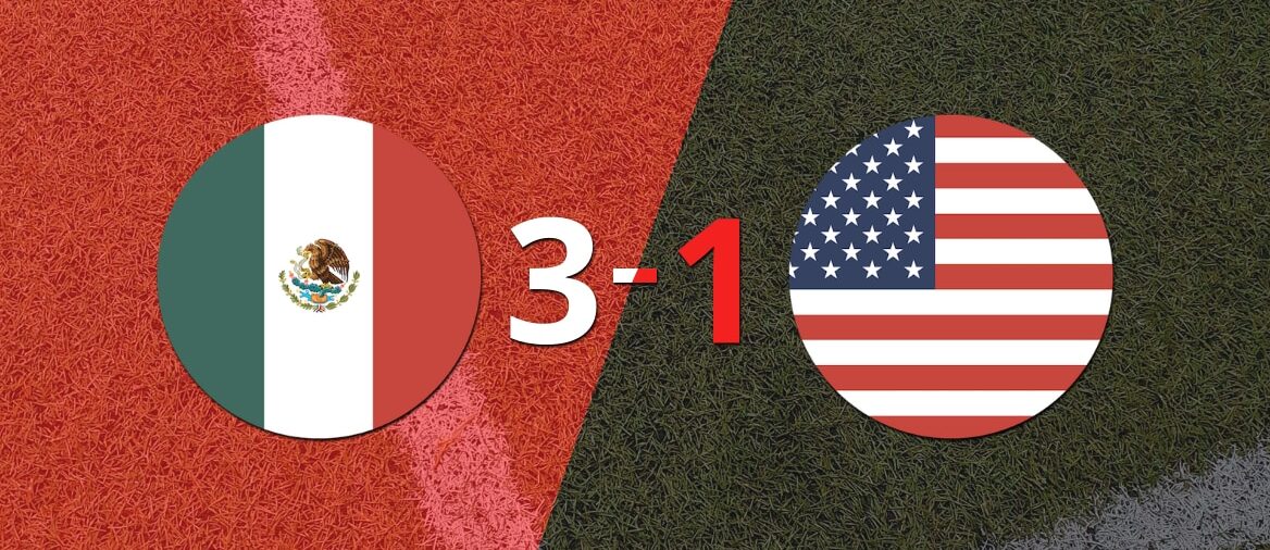 México es campeón al vencer 3-1 a Estados Unidos