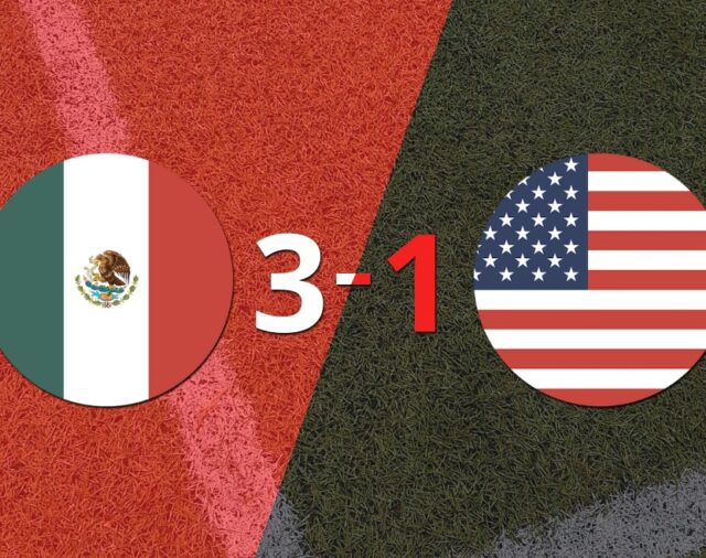 México es campeón al vencer 3-1 a Estados Unidos