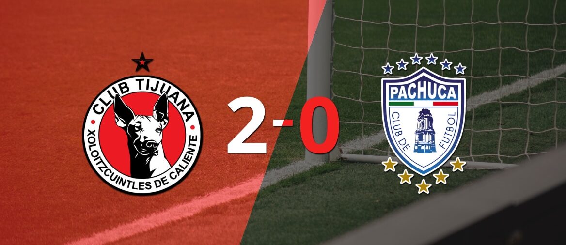 Pachuca cayó 2-0 en su visita a Tijuana