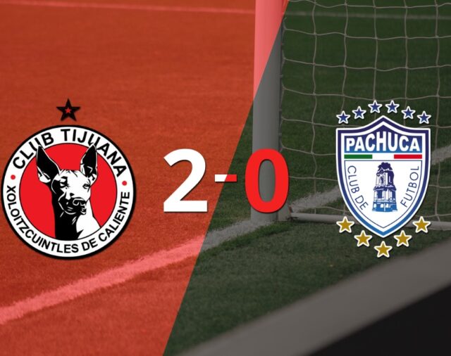 Pachuca cayó 2-0 en su visita a Tijuana