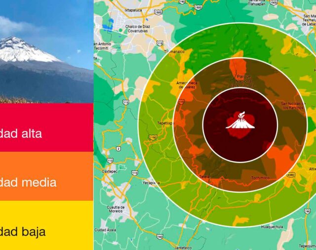 Volcán Popocatépetl registró 97 emisiones en las últimas 24 horas