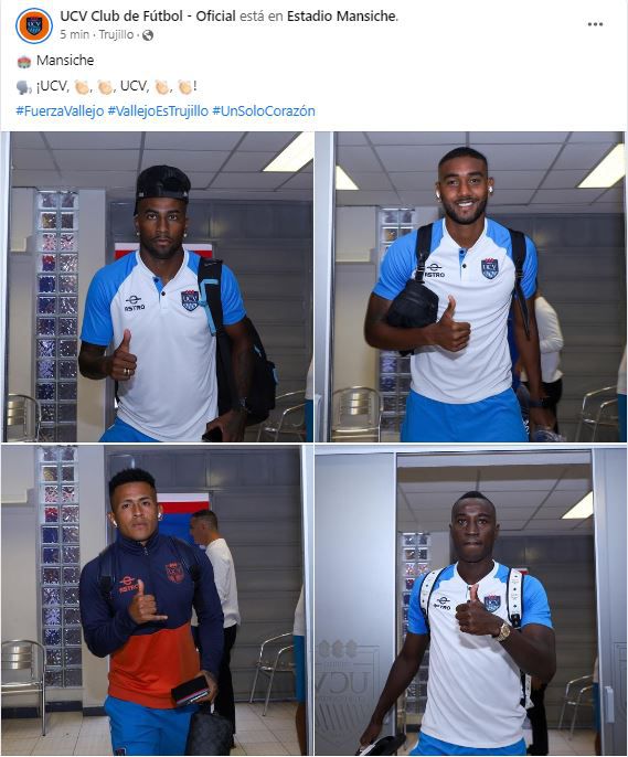 Equipo de Vallejo, encabezado por Carlos Ascues, Aldair Fuentes y Yorleys Mena ya está en el Mansiche. (UCV)