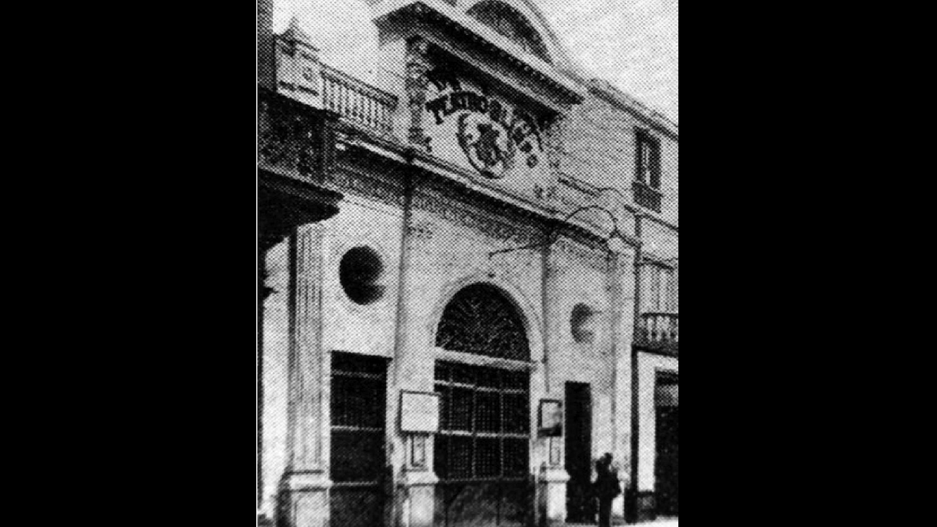 Vista del Teatro Olimpo a finales del siglo XIX (Lima La Única)