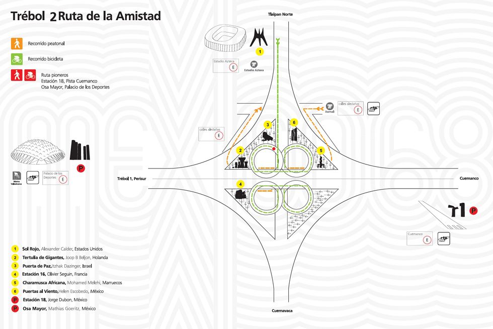 Ruta de la Amistad México 68