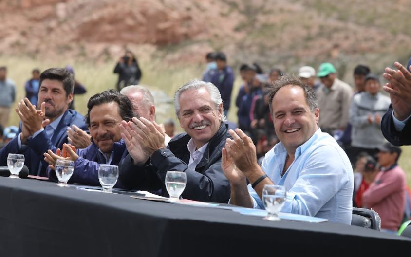 Alberto Fernández y Maggiotti, en Salta