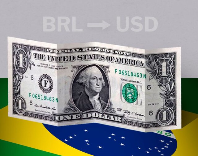 Valor de cierre del dólar en Brasil este 28 de marzo de USD a BRL