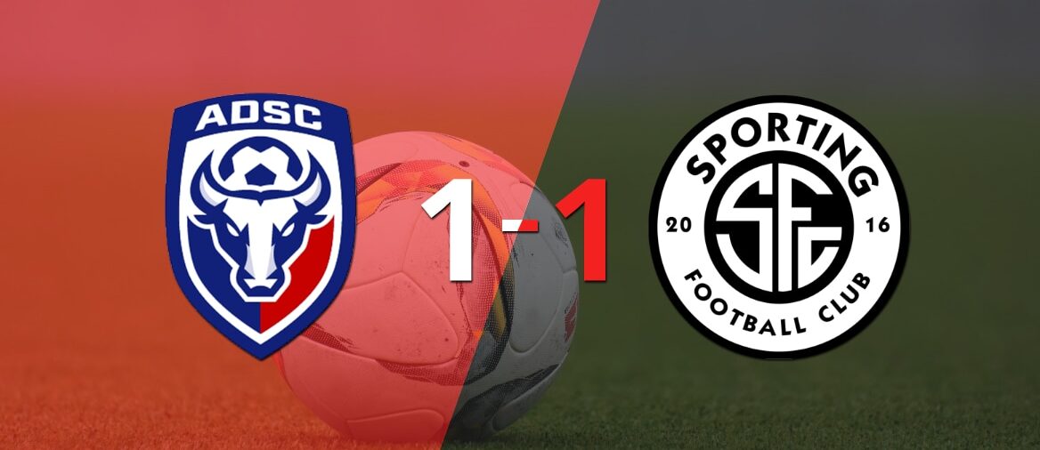 AD San Carlos y Sporting FC se repartieron los puntos en un 1 a 1