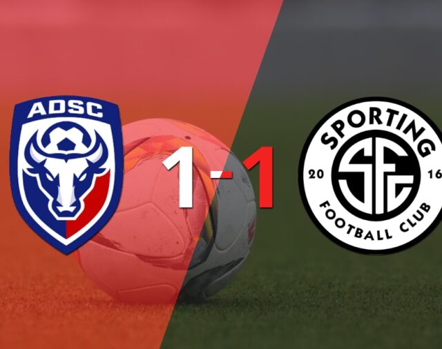 AD San Carlos y Sporting FC se repartieron los puntos en un 1 a 1