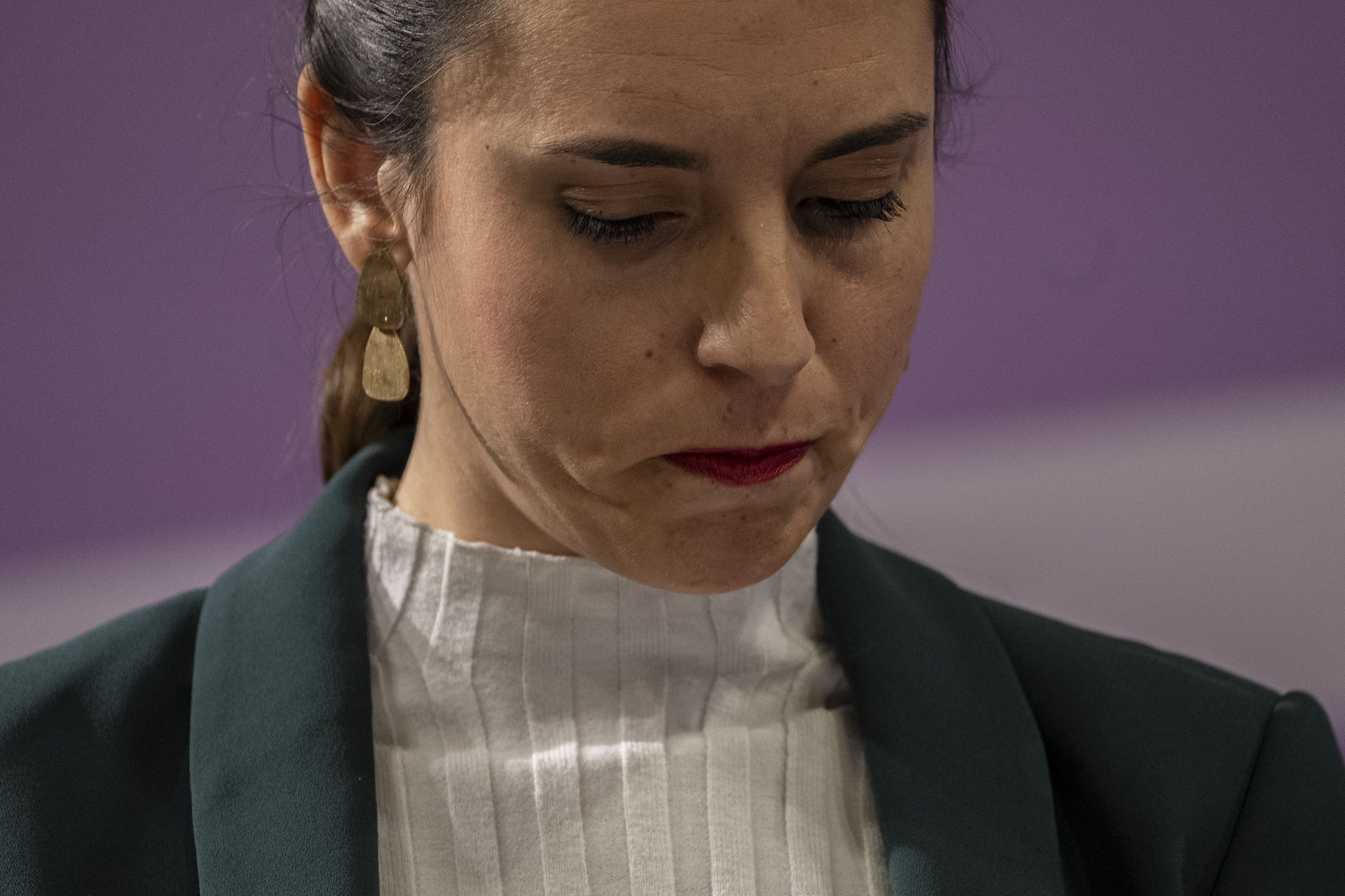 La ministra de Igualdad, Irene Montero. (AP/Manu Fernández)