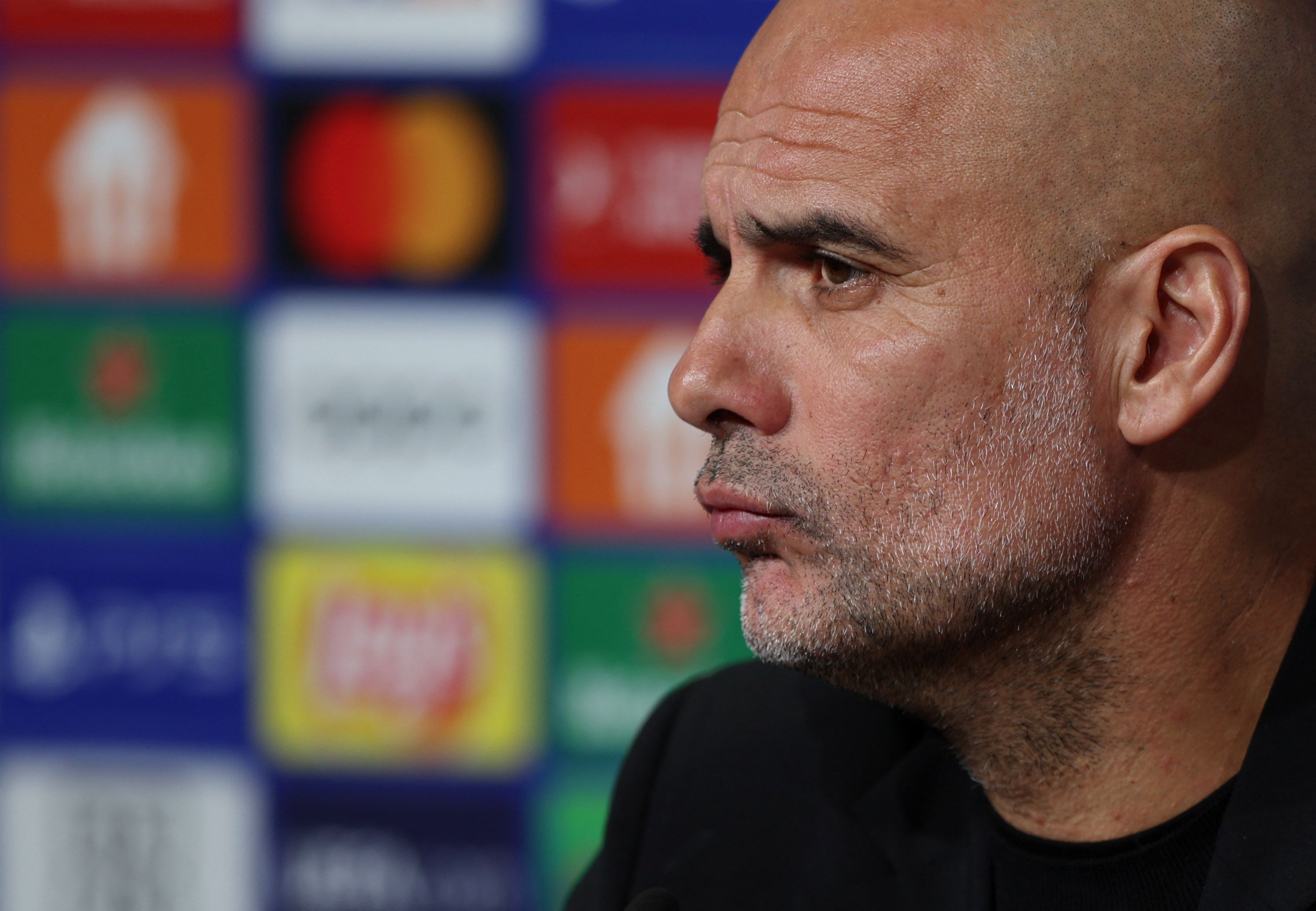 Guardiola habló sobre el partido de vuelta en la conferencia de prensa (Reuters)