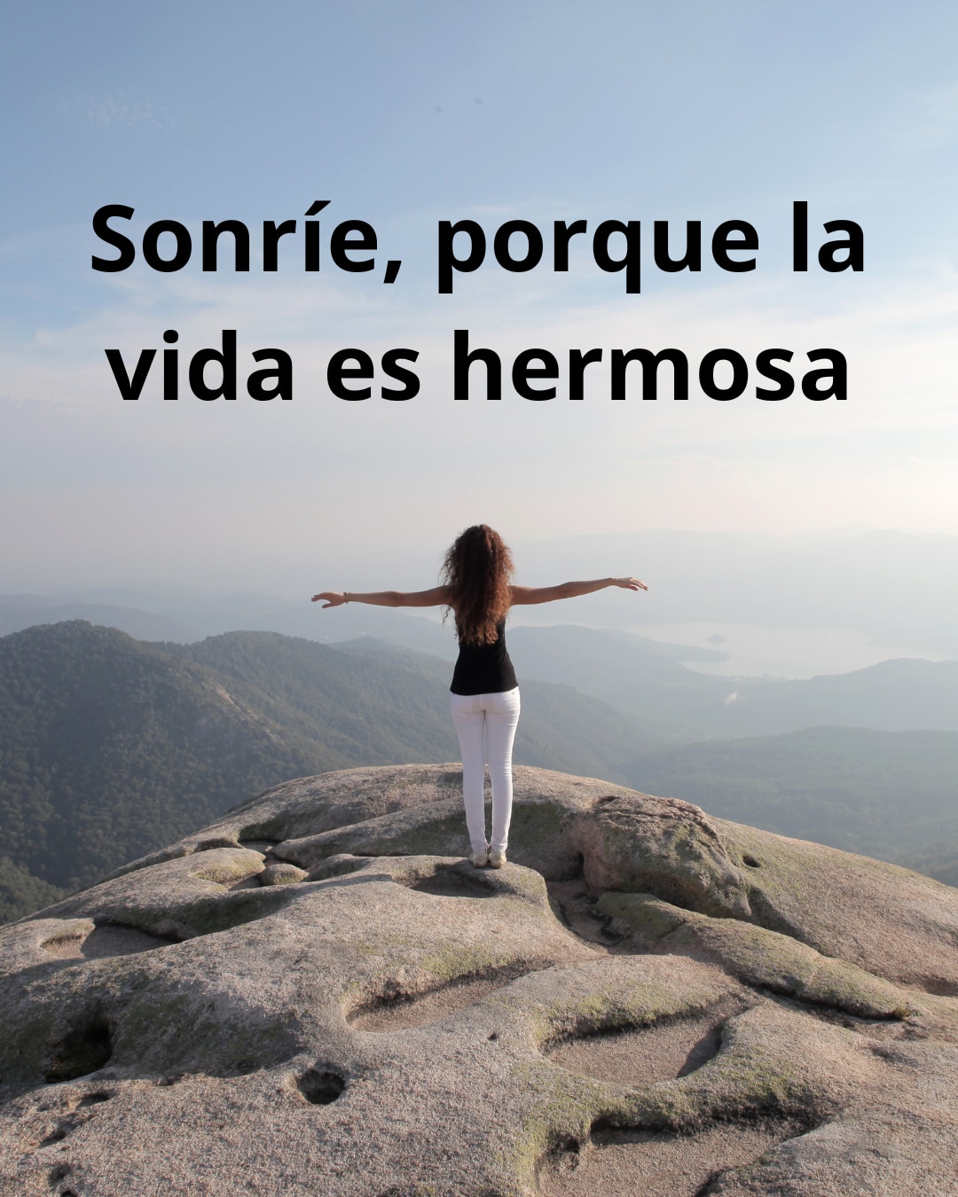 "Bienvenido, abril, mes de la esperanza y la alegría."