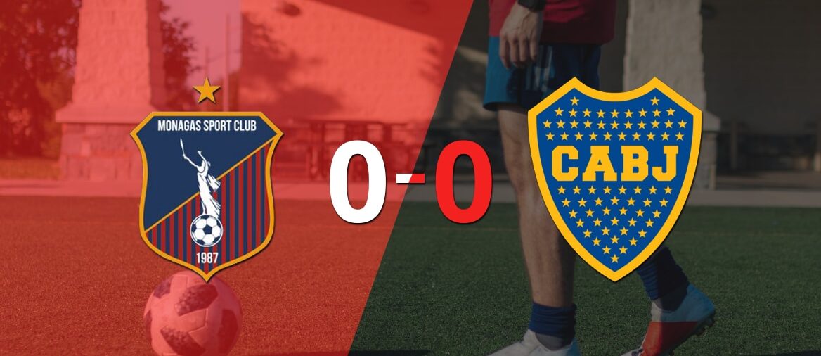 Monagas y Boca Juniors igualaron sin goles en el marcador