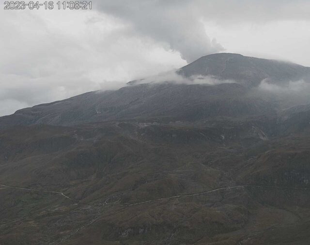 Nevado del Ruiz: la actividad continúa siendo muy inestable