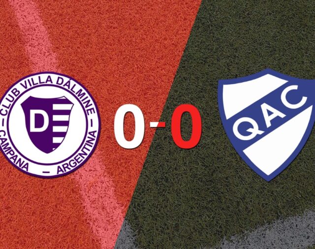 No hubo goles en el empate entre Villa Dálmine y Quilmes