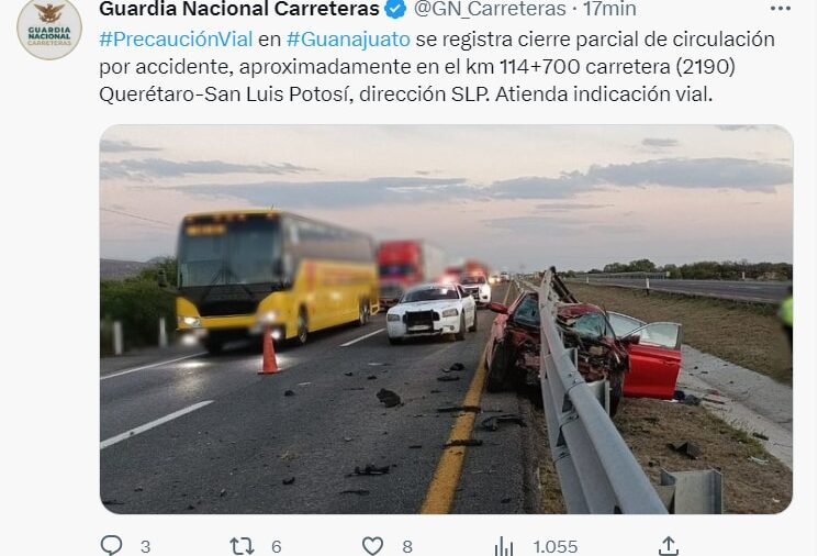 Tráfico en carreteras: se reestablece la circulación en Agua Dulce