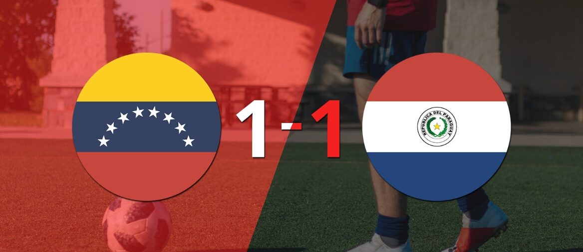 Venezuela y Paraguay igualaron 1 a 1