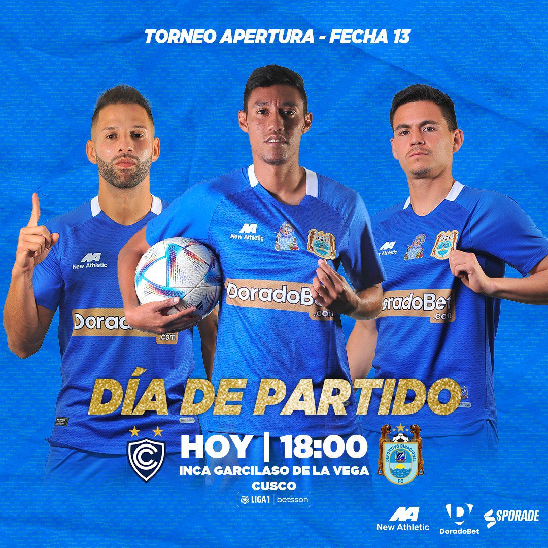 Cienciano vs Binacional: publicación del 'poderoso del sur' con el atacante Brandon Palacios.
