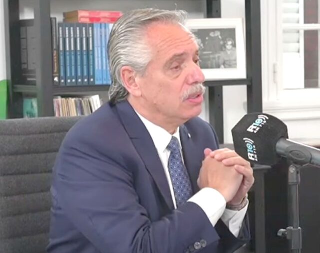 Alberto Fernández habló de la “inflación psicológica” y anticipó que el índice de abril será alto
