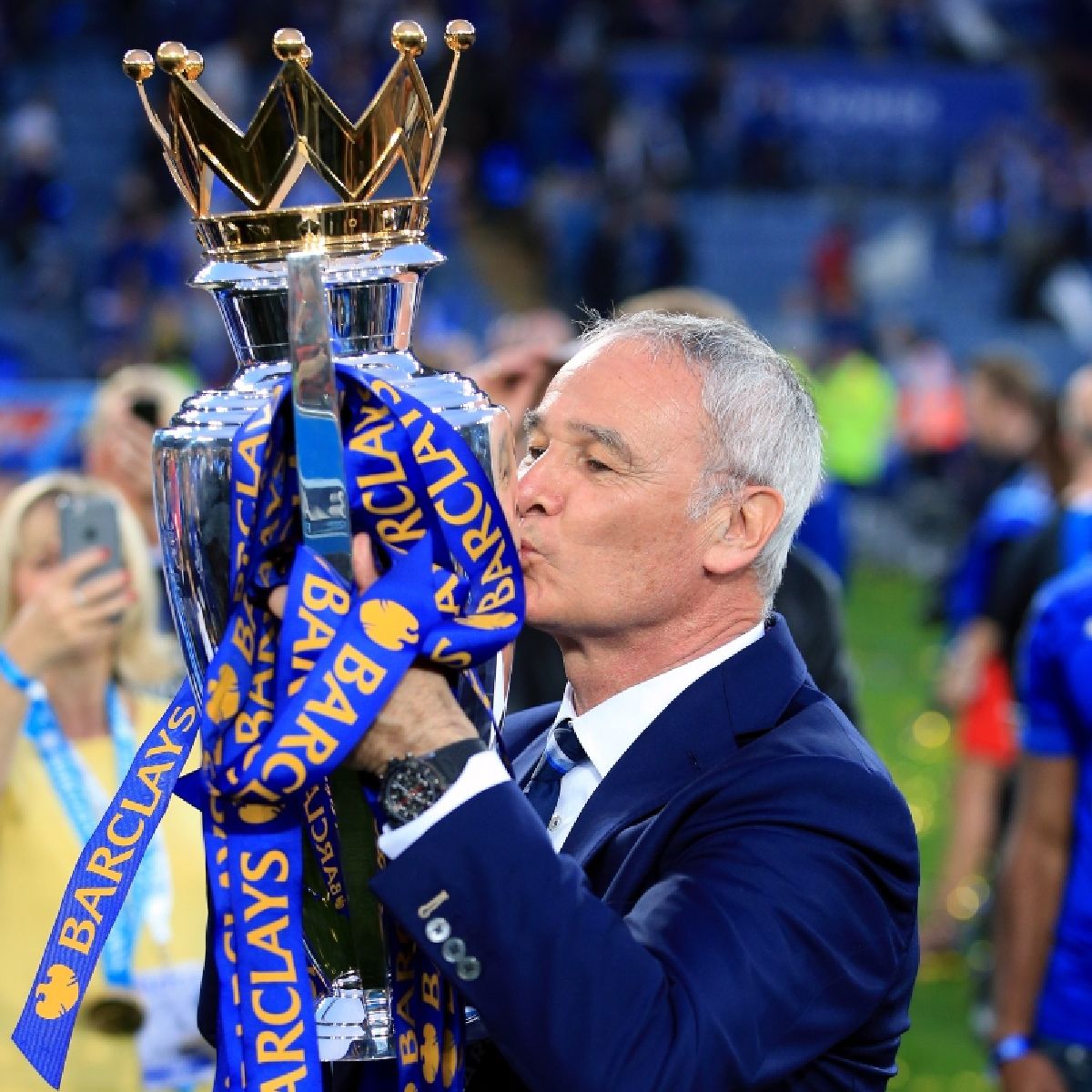Claudio Ranieri consiguió la Premier League con Leicester City en 2016.