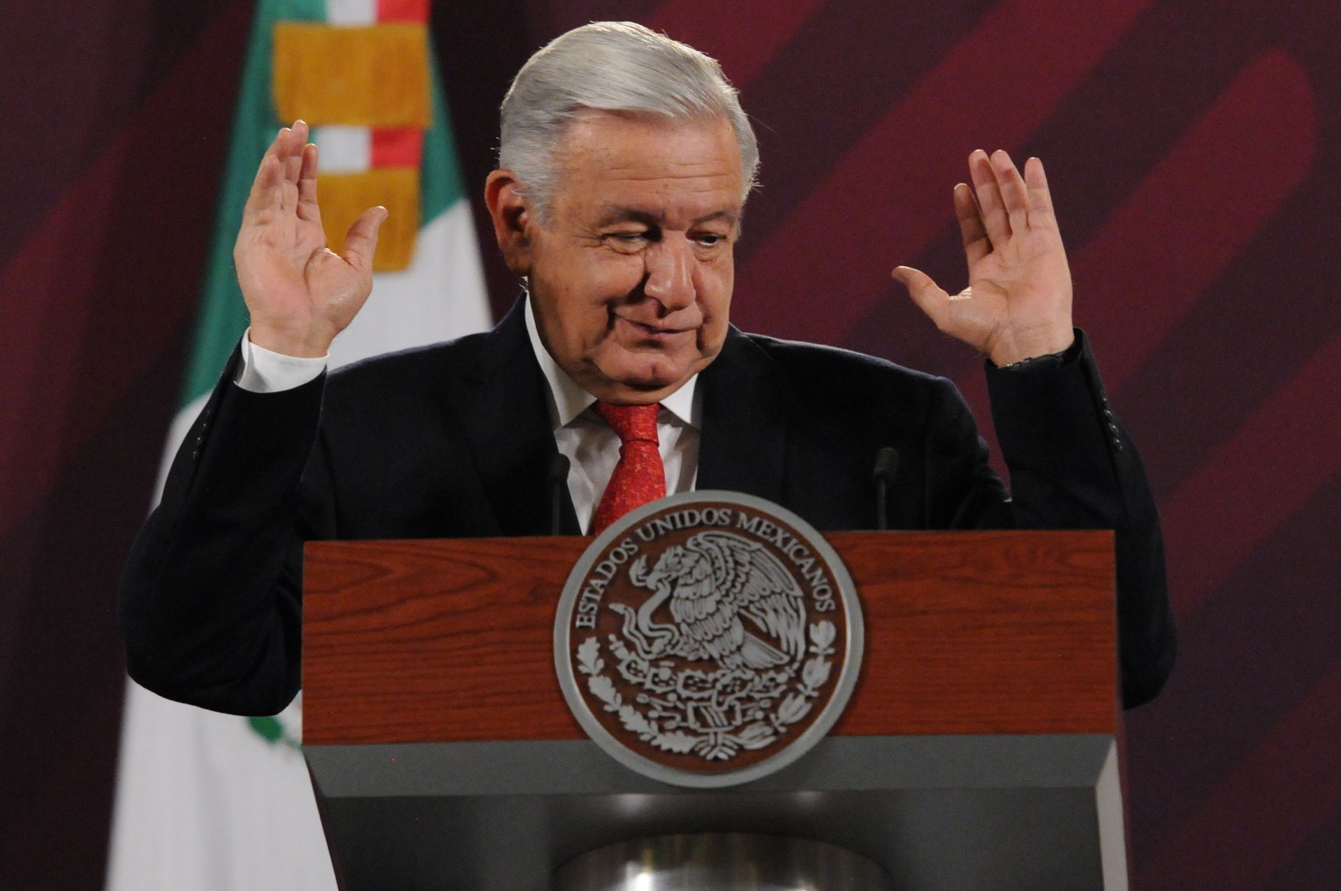 AMLO, López Obrador, conferencia matutina, Palacio Nacional