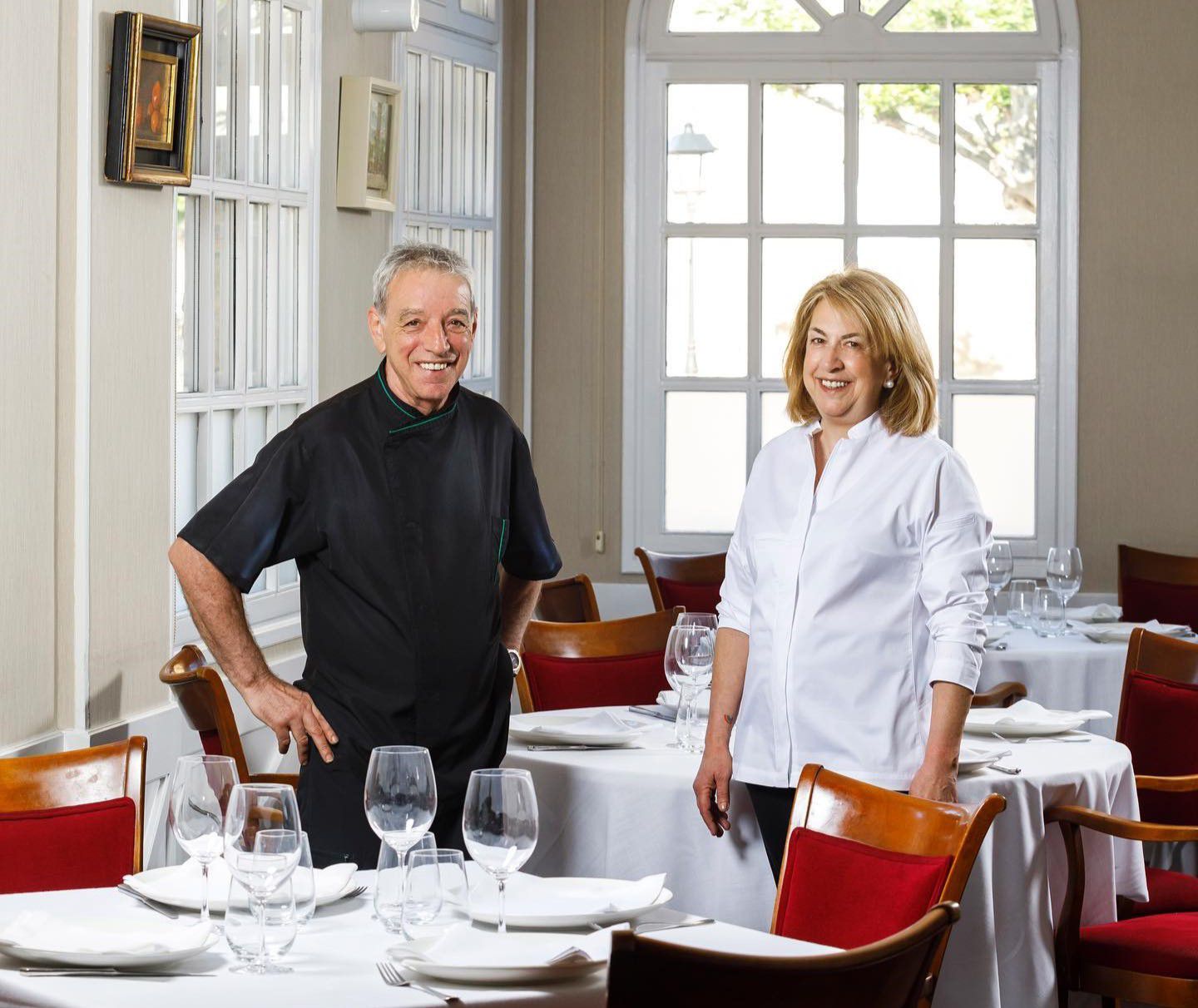 Tomás Fernández y Esther Álvarez del restaurante Alameda