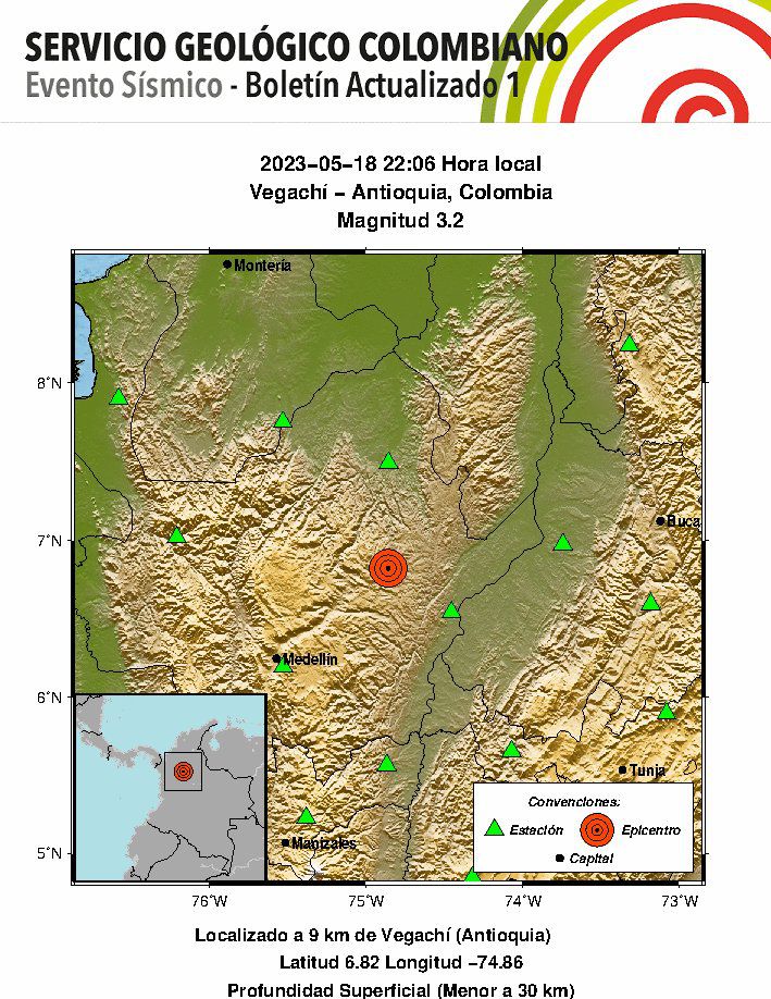 Trino del Servicio Geológico Colombiano
