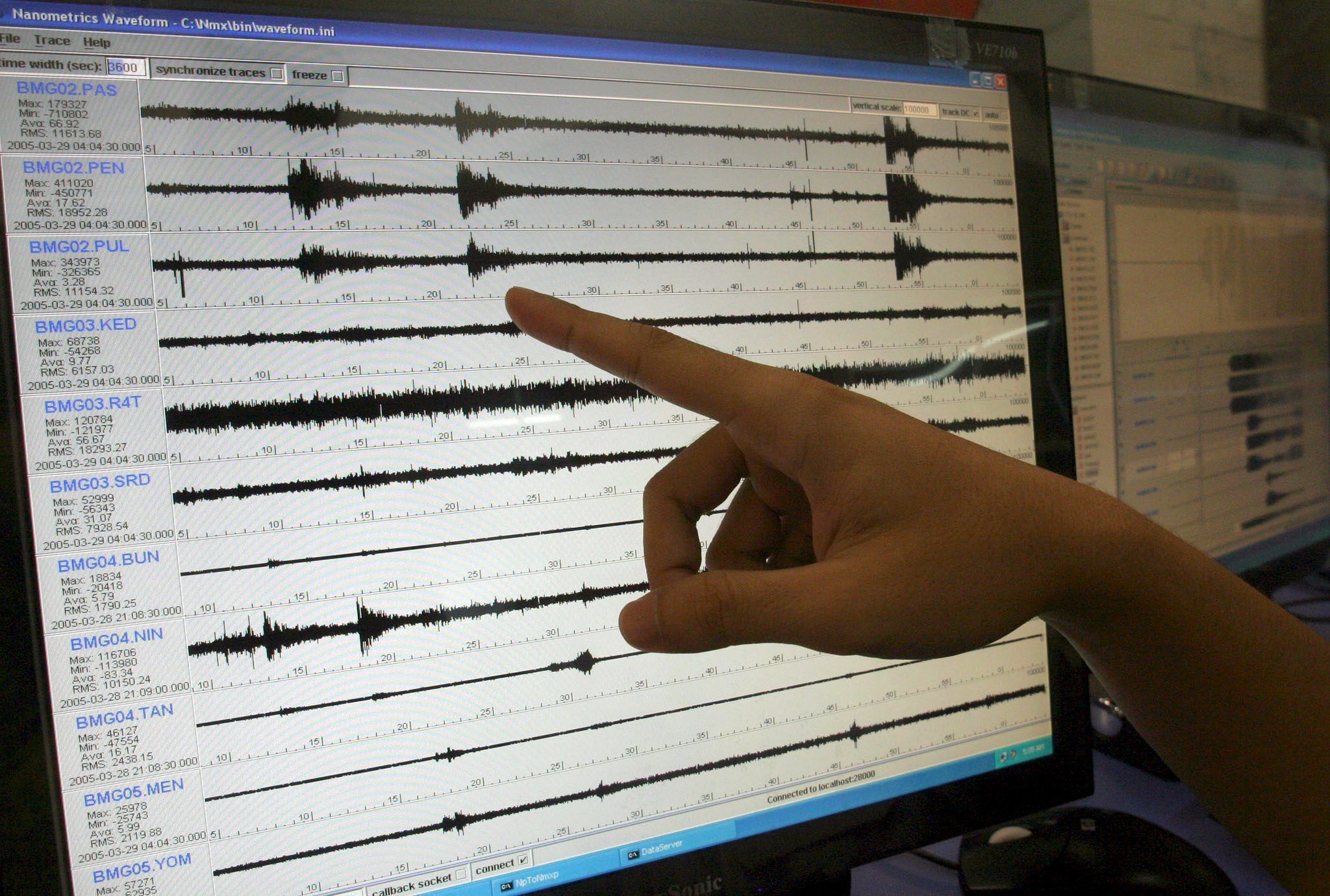 Temblor. EFE 