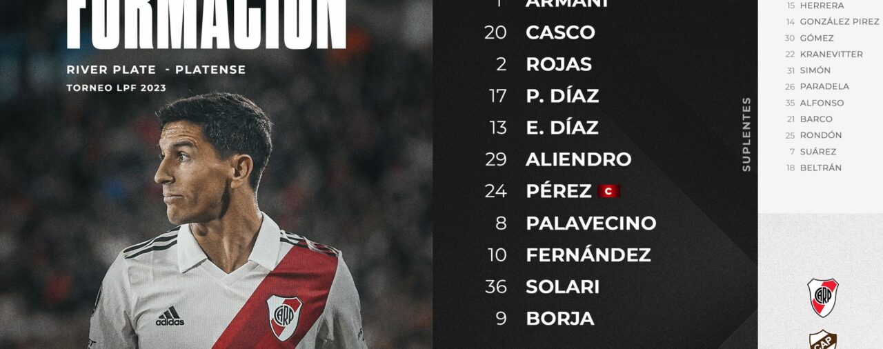River Plate recibe a Platense con el objetivo de volver al triunfo en la Liga Profesional, en vivo: formaciones confirmadas