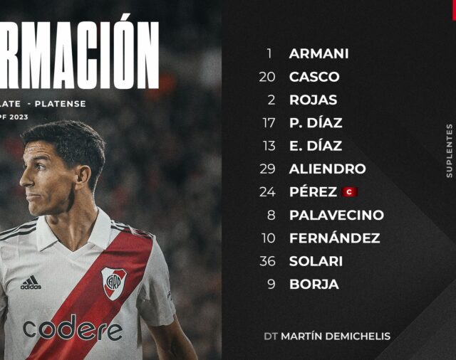 River Plate recibe a Platense con el objetivo de volver al triunfo en la Liga Profesional, en vivo: formaciones confirmadas