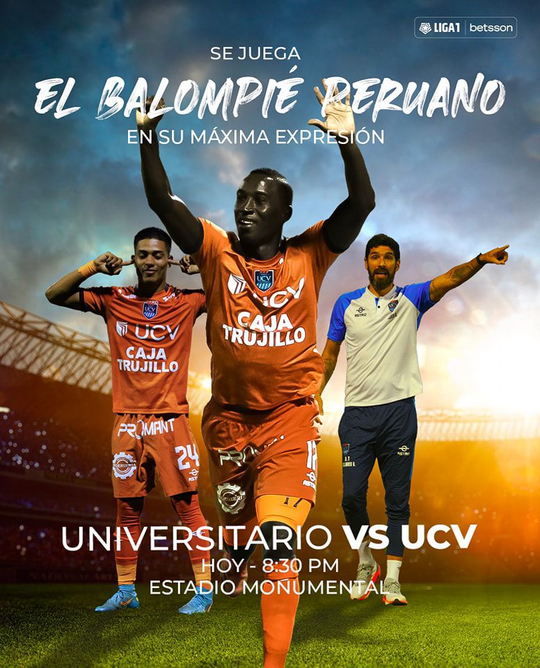 Promoción del partido entre Universitario y César Vallejo. (Foto: UCV)