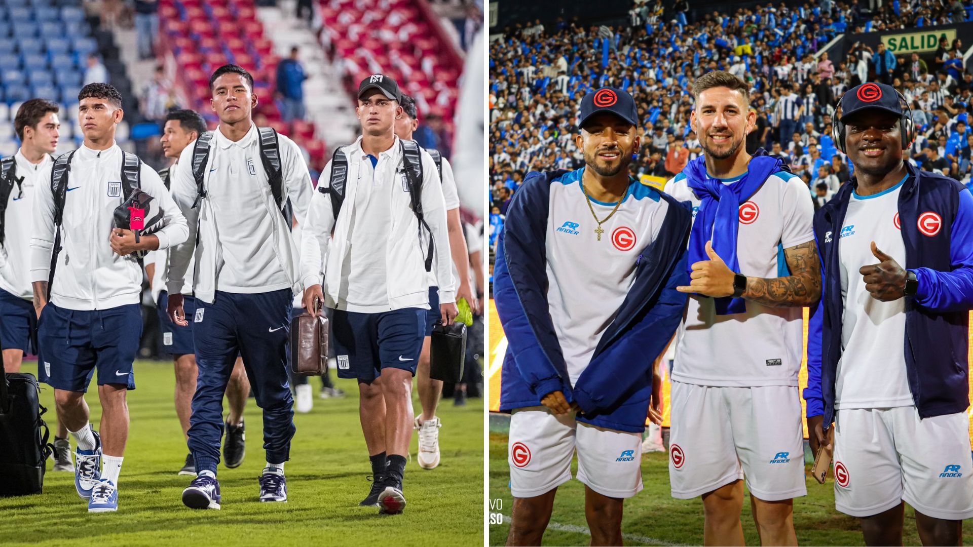 Planteles de Alianza Lima y Deportivo Garcilaso ya se encuentran en el estadio Matute. (Alianza Lima/ Garcilaso)