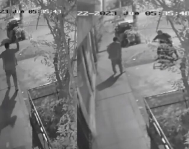Asalto en SMP: Hombre se baja los pantalones para evitar que delincuentes le roben sus pertenencias