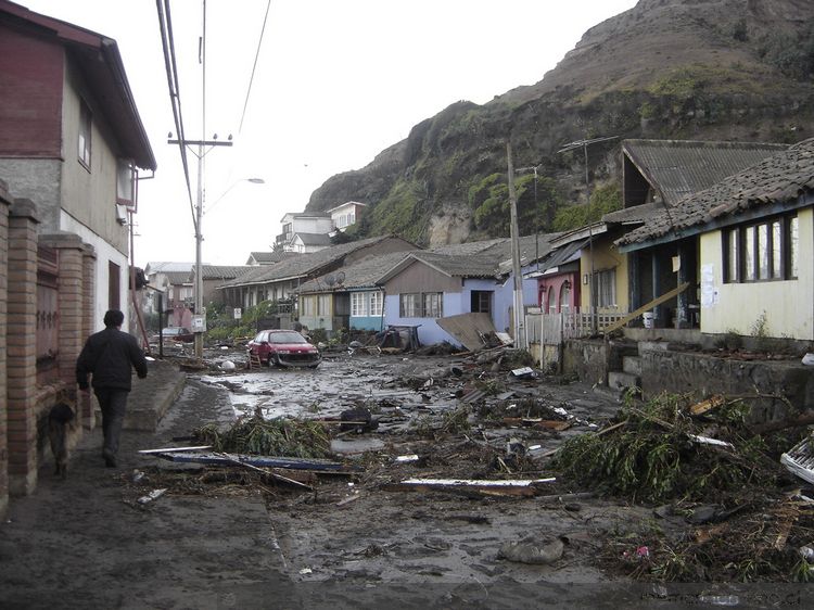  En 2010 ocurrió el sismo fuerte más reciente de Chile (Archivo Fotográfico y Digital de la Biblioteca Nacional de Chile)