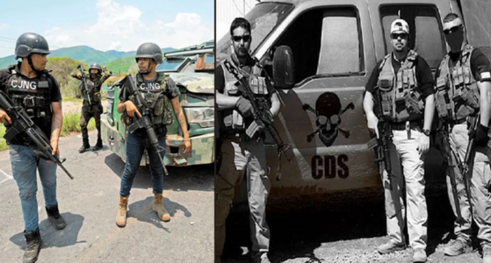 CJNG Cártel de Sinaloa