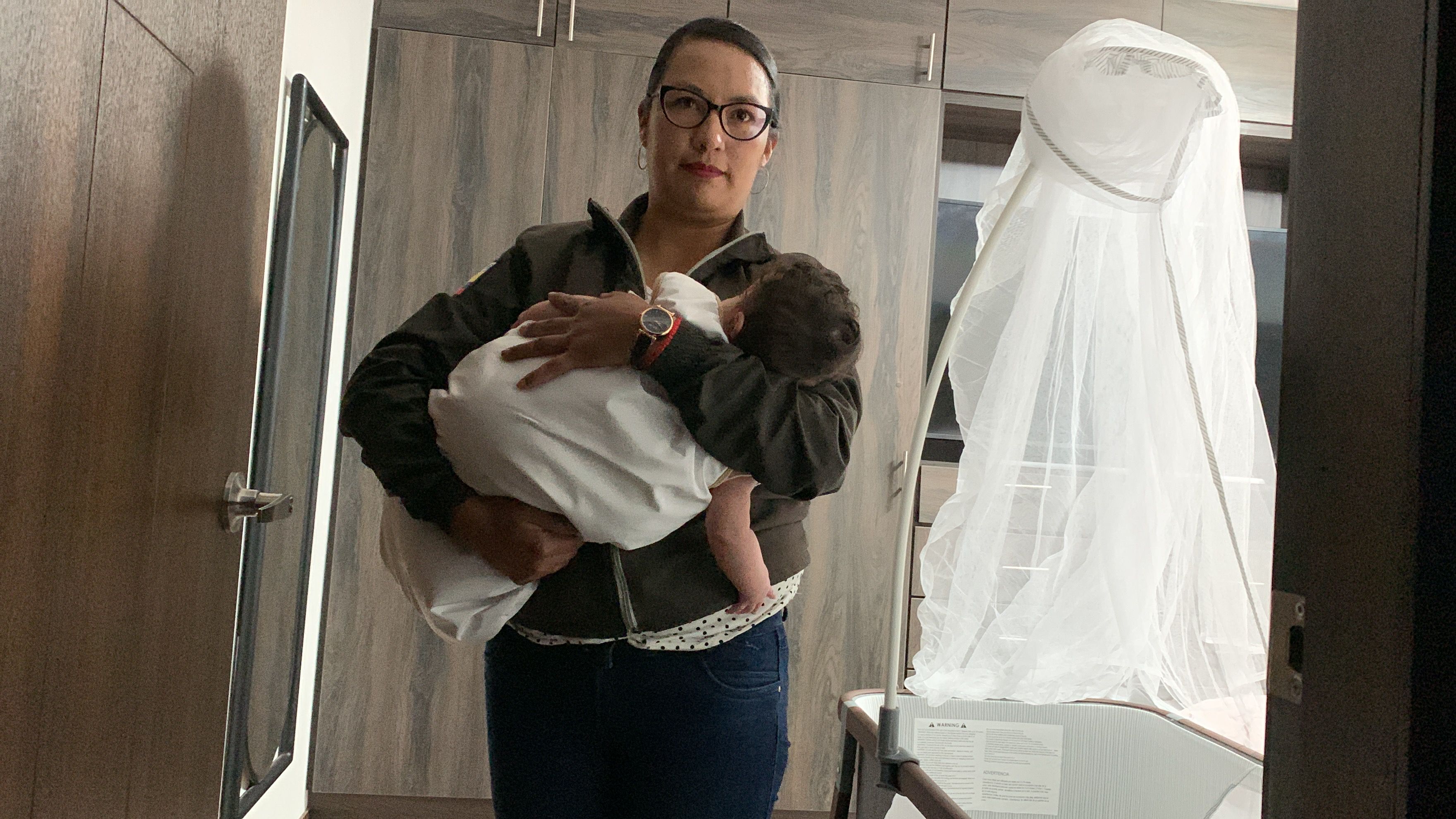 La bebé de seis meses fue rescatada por la Policía de Ecuador.