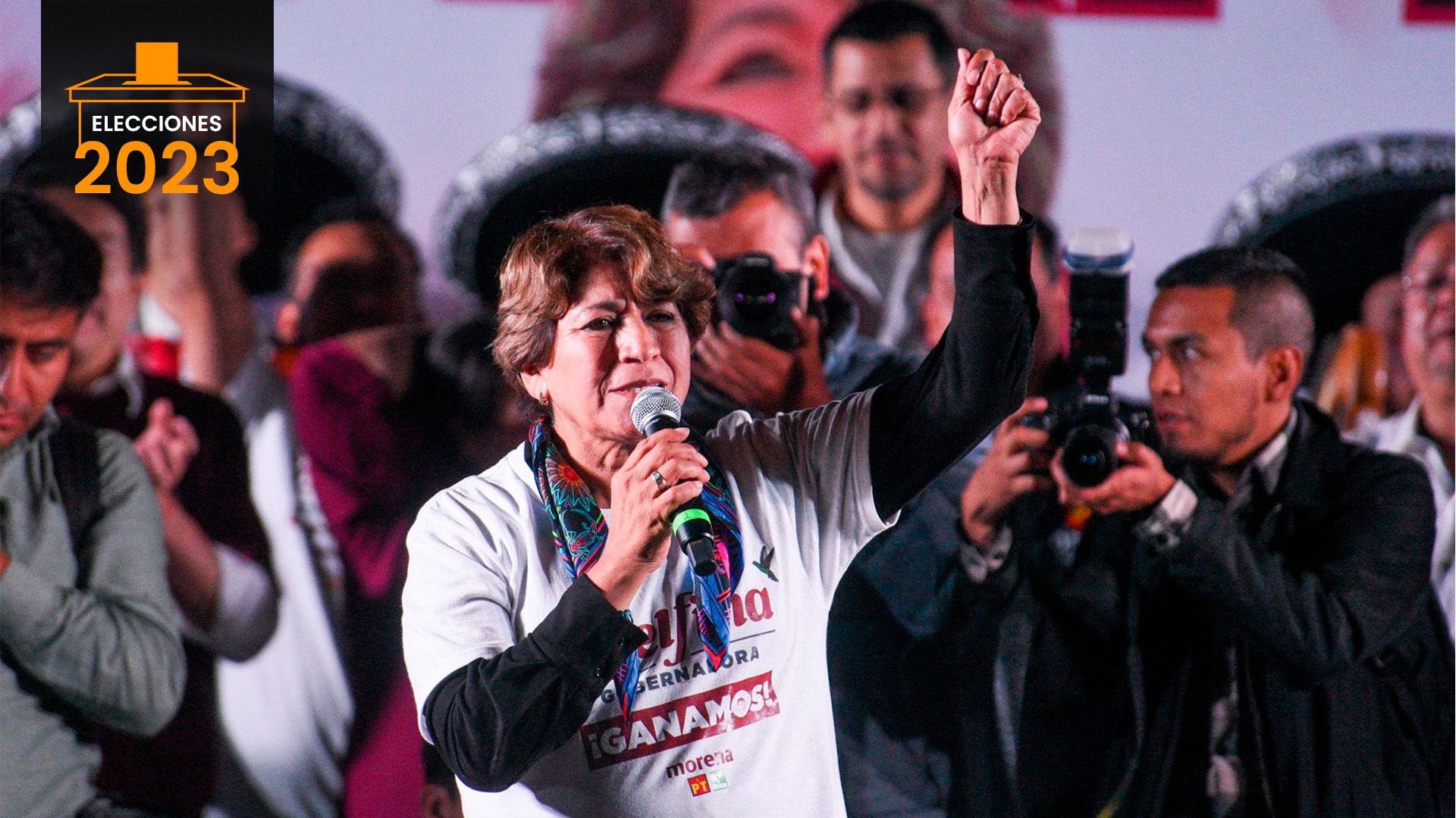 Delfina Gómez, Elecciones 2023, Edomex