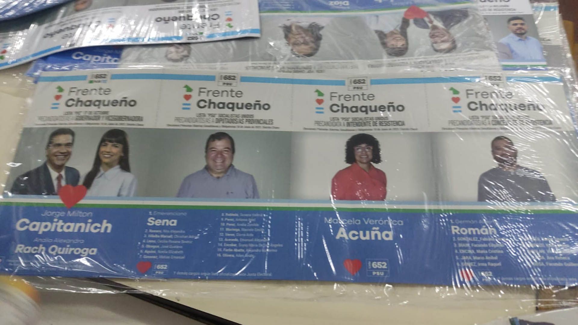 boleta de chaco de emereciano sena, elecciones 2023