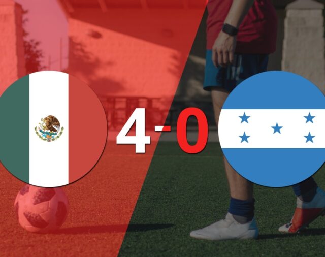 Luis Romo anotó un doblete en la goleada 4-0 de México a Honduras