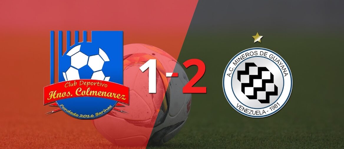 Mineros ganó por 2-1 en su visita a Hermanos Colmenarez
