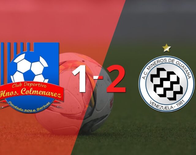 Mineros ganó por 2-1 en su visita a Hermanos Colmenarez