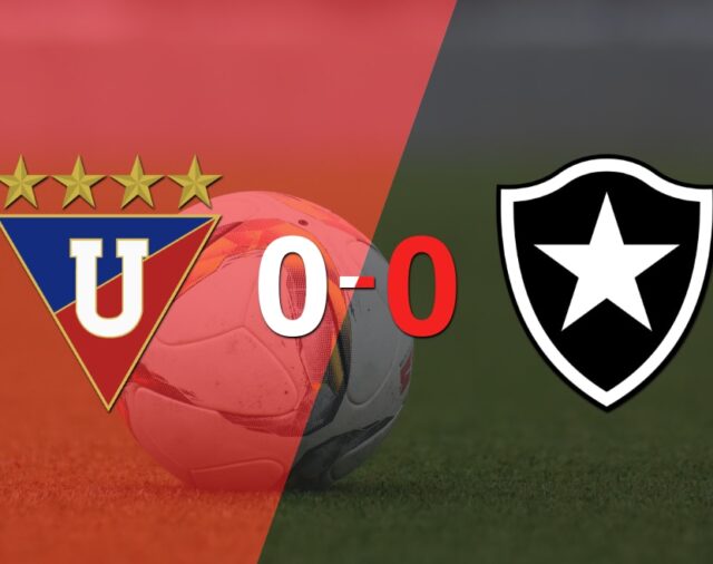 Sin goles, Liga de Quito y Botafogo igualaron el partido
